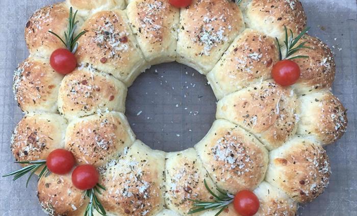 Tear N Share parmesan and Italian herb bread